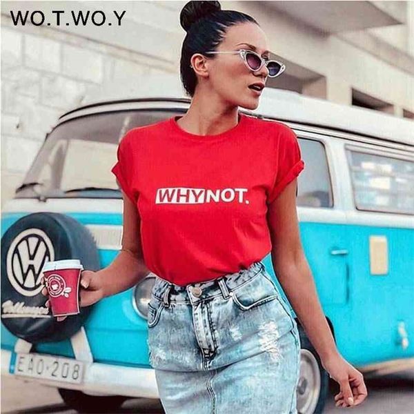 wotwoy funny letters t shirt women cotton summer printed t-shirt casual tee women short sleeve female white black red tees 210324
wotwoy funny letters t shirt women cotton summer printed t-shirt casual tee women short sleeve female white black red tees 210324