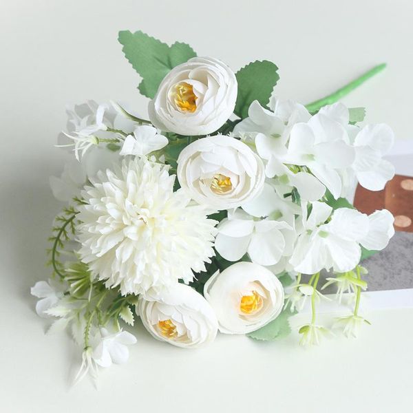 decorative flowers & wreaths korean el ins wind bouquet ping pong chrysanthemum silk fake flower decoration tea rose hydrangea hybrid bundle
decorative flowers & wreaths korean el ins wind bouquet ping pong chrysanthemum silk fake flower decoration tea rose hydrangea hybrid bundle
