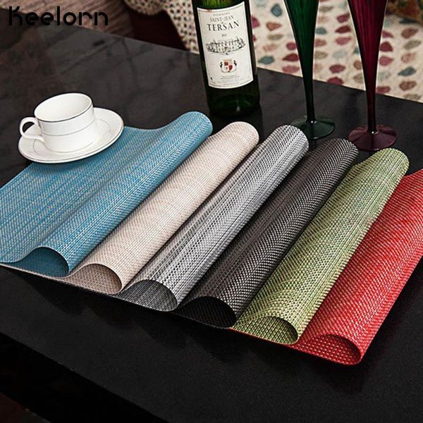 table runner keelorn 30*45cm waterproof and environmentally friendly placemat mat pad pvc europe rectangle pads
table runner keelorn 30*45cm waterproof and environmentally friendly placemat mat pad pvc europe rectangle pads