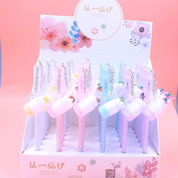 gel pens 36 pcs/lot kawaii fruit milk tea pendant pen cute 0.5mm black ink neutral promotional gift stationery school supply
gel pens 36 pcs/lot kawaii fruit milk tea pendant pen cute 0.5mm black ink neutral promotional gift stationery school supply