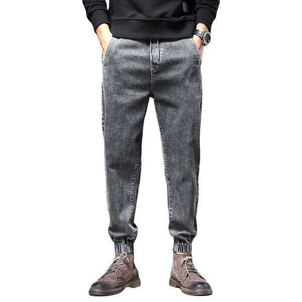 men's jeans denim spring 2021 cropped trousers trend loose-footed overalls teenagers pencil pants, Blue
men's jeans denim spring 2021 cropped trousers trend loose-footed overalls teenagers pencil pants, Blue
