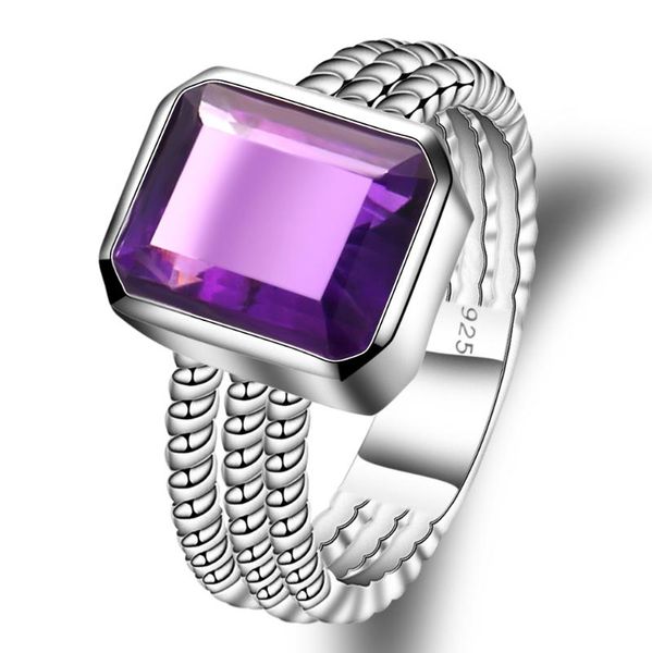 cluster rings gem's ballet 3.36ct natural amethyst gemstone rope band stackable ring for women wedding 925 sterling silver fine jewelry, Golden;silver
cluster rings gem's ballet 3.36ct natural amethyst gemstone rope band stackable ring for women wedding 925 sterling silver fine jewelry, Golden;silver