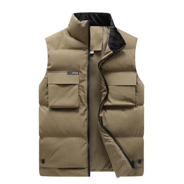 men's vests 2021 autumn winter vest jacket sleeveless warm large size m-8xl windproof couple men chaleco, Black;white
men's vests 2021 autumn winter vest jacket sleeveless warm large size m-8xl windproof couple men chaleco, Black;white