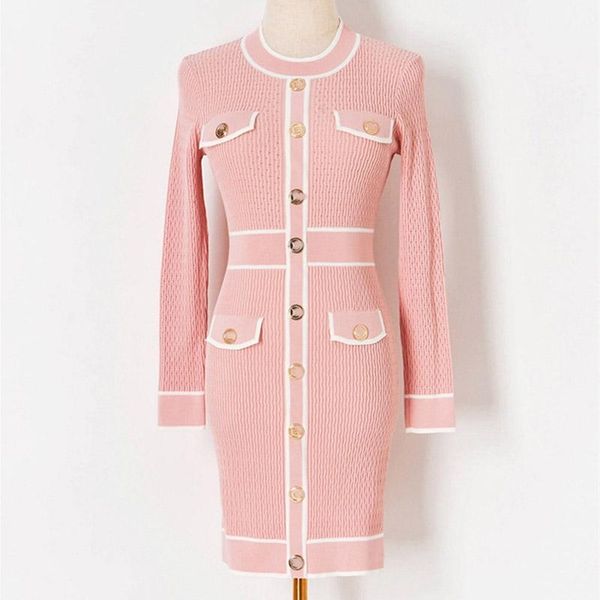 casual dresses elegant black sweater dress 2021 autumn winter pink long sleeve women round neck single breasted bodycon white, Black;gray
casual dresses elegant black sweater dress 2021 autumn winter pink long sleeve women round neck single breasted bodycon white, Black;gray