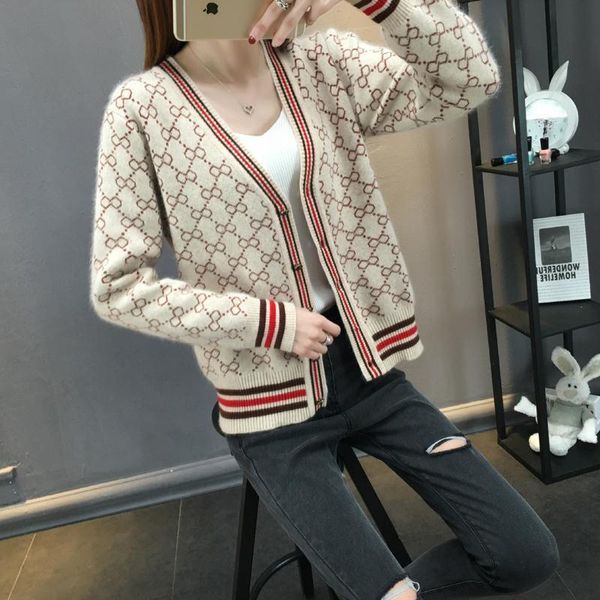 sweater cardigan womens clothes autumn 2021 new knitwear early spring coat loose korean style all-matching lazy style student gggg, White
sweater cardigan womens clothes autumn 2021 new knitwear early spring coat loose korean style all-matching lazy style student gggg, White