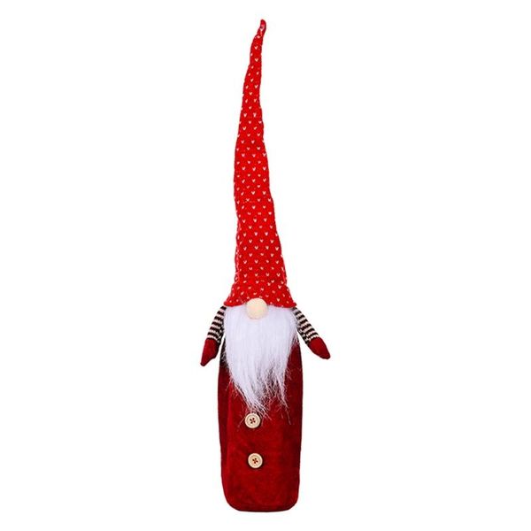 christmas decorations gnome wine bottle cover handmade swedish tomte gnomes ers bags with drawstring style holiday home gift 
christmas decorations gnome wine bottle cover handmade swedish tomte gnomes ers bags with drawstring style holiday home gift