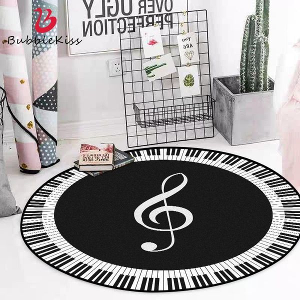 carpets bubble kiss 2021 round carpet black music pattern decoration coffee table rug children room bedside
carpets bubble kiss 2021 round carpet black music pattern decoration coffee table rug children room bedside