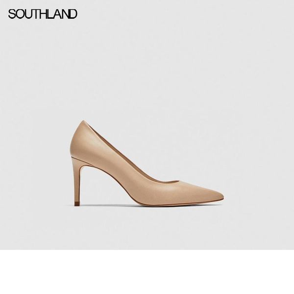 dress shoes southland genuine leather women pumps solid office pointed toe stiletto high heels ladies, Black
dress shoes southland genuine leather women pumps solid office pointed toe stiletto high heels ladies, Black