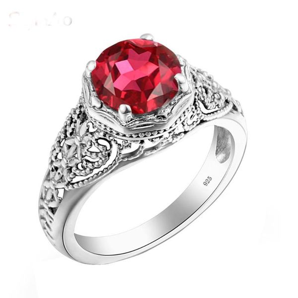 cluster rings szjinao red ruby ring stone 925 sterling silver women fine jewelry prong setting female accessories high quality, Golden;silver
cluster rings szjinao red ruby ring stone 925 sterling silver women fine jewelry prong setting female accessories high quality, Golden;silver