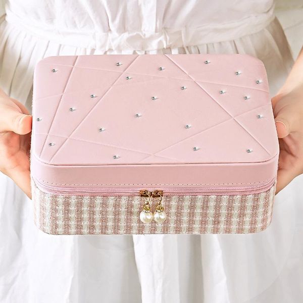 jewelry pouches, bags creative wool set auger multilayer pu box pure color ring necklace, boxes, Pink;blue
jewelry pouches, bags creative wool set auger multilayer pu box pure color ring necklace, boxes, Pink;blue
