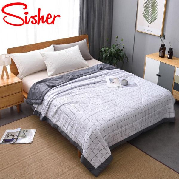 comforters & sets plaid stripe print quilts summer air-conditioning thin comforter breathable soft blanket bed cover (no pillowcase and shee
comforters & sets plaid stripe print quilts summer air-conditioning thin comforter breathable soft blanket bed cover (no pillowcase and shee