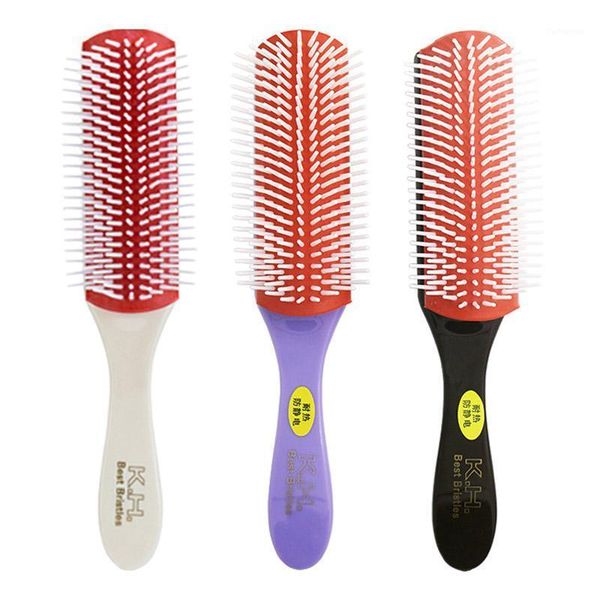 hair care comb 9 rows antistatic head massager tool plastic brush hairdressing combs wh9981, Silver
hair care comb 9 rows antistatic head massager tool plastic brush hairdressing combs wh9981, Silver