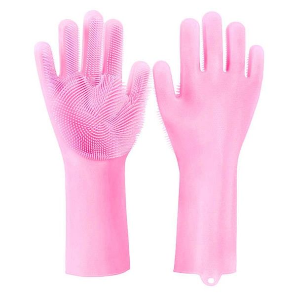 disposable gloves 2pcs five color silicone cleaning multi-function magic dish washing glove for kitchen household
disposable gloves 2pcs five color silicone cleaning multi-function magic dish washing glove for kitchen household