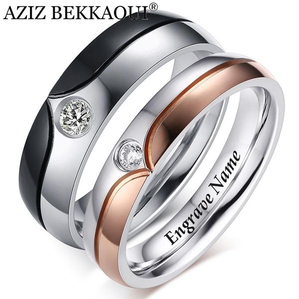 wedding rings aziz bekkaoui 2021 fashion engrave name couple for women men engagement cz ring unique fine jewelry, Slivery;golden
wedding rings aziz bekkaoui 2021 fashion engrave name couple for women men engagement cz ring unique fine jewelry, Slivery;golden
