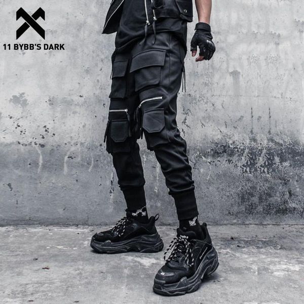 men's pants 11 bybb's dark 2021 zipper multi pockets trousers hip hop cargo men harem loose functional streetwear, Black
men's pants 11 bybb's dark 2021 zipper multi pockets trousers hip hop cargo men harem loose functional streetwear, Black