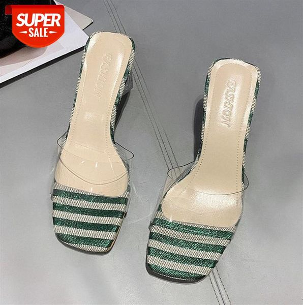 high-heeled sandals and slippers women pvc striped european american 41-42 line-shaped outer wear fashion #k00f, Black
high-heeled sandals and slippers women pvc striped european american 41-42 line-shaped outer wear fashion #k00f, Black