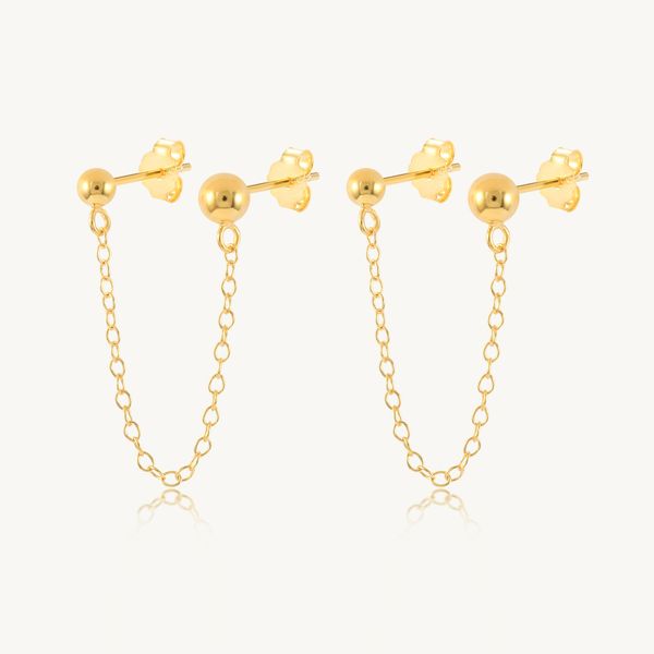 canner chain ball earrings for women 925 sterling silver piercing stud earrings 2022 pendiente plata wedding gift korean jewelry, Golden;silver
canner chain ball earrings for women 925 sterling silver piercing stud earrings 2022 pendiente plata wedding gift korean jewelry, Golden;silver