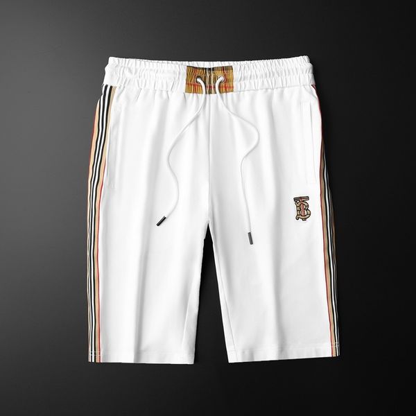 fashionable shorts 2021 summer trend men's embroidered striped capris oversized beach pants, White;black
fashionable shorts 2021 summer trend men's embroidered striped capris oversized beach pants, White;black