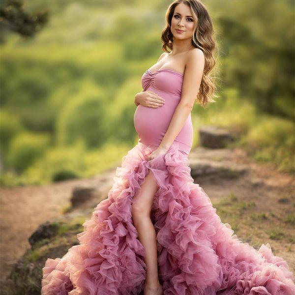 elastic sweetheart mermaid prom dresses pregnant women evening dress ruffles train pleat maternity gowns for p shoot, Black
elastic sweetheart mermaid prom dresses pregnant women evening dress ruffles train pleat maternity gowns for p shoot, Black