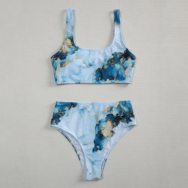 2021marble print bikini 2021 women swimsuit high waist bikini set push up swimwear female brazilian bathing suit beach wear biquini, White;black
2021marble print bikini 2021 women swimsuit high waist bikini set push up swimwear female brazilian bathing suit beach wear biquini, White;black
