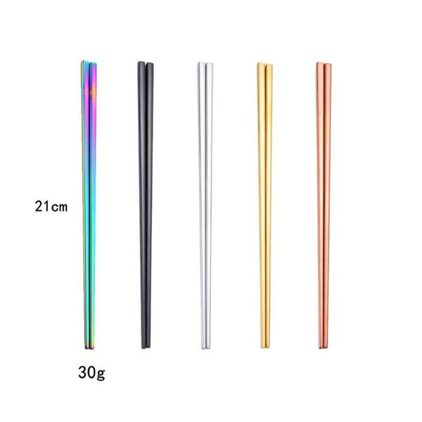 pair 304 stainless steel chopsticks metal chop sticks tableware silver gold multicolor wedding party gilded
pair 304 stainless steel chopsticks metal chop sticks tableware silver gold multicolor wedding party gilded