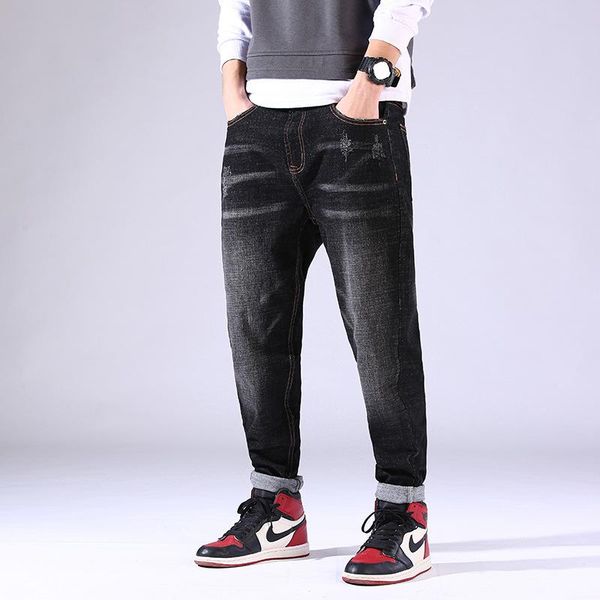 men's jeans classic stretch men oversized plus size big denim man loose pants 48 50 high waisted long work trousers jean 150kg, Blue
men's jeans classic stretch men oversized plus size big denim man loose pants 48 50 high waisted long work trousers jean 150kg, Blue