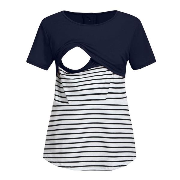 maternity & tees sagace women's t-shirt short sleeve striped splicing mom breastfeeding blouse clothes fashion spring summer, White
maternity & tees sagace women's t-shirt short sleeve striped splicing mom breastfeeding blouse clothes fashion spring summer, White