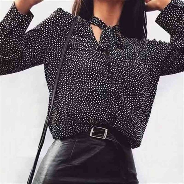 women's knits & tees elegant women bow v-neck shirts 2021 fashion ladies polka dot streetwear female chic full sleeve loose b, White
women's knits & tees elegant women bow v-neck shirts 2021 fashion ladies polka dot streetwear female chic full sleeve loose b, White