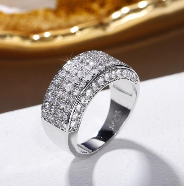 wedding rings for men luxury full cubic zircon ring engagement evening party elegant female jewelry gifts, Slivery;golden
wedding rings for men luxury full cubic zircon ring engagement evening party elegant female jewelry gifts, Slivery;golden