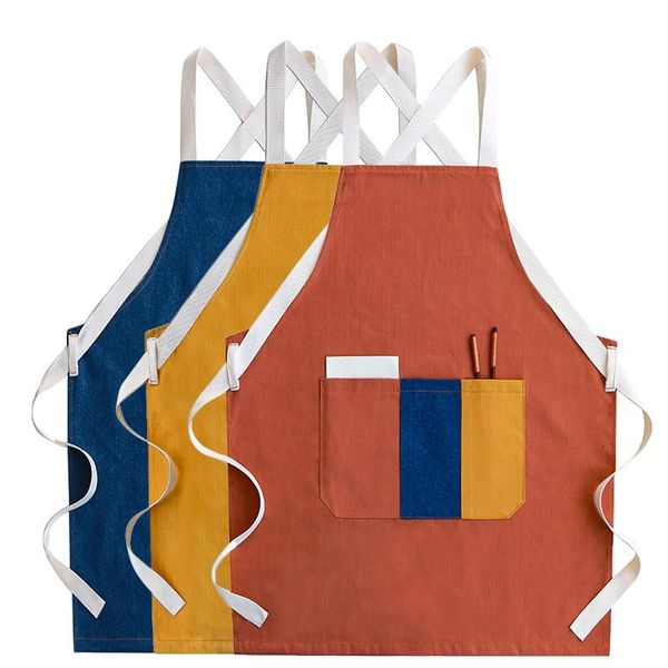 aprons pocket patchwork canvas master apron for kitchen accessories women hairdresser bib baking 46453
aprons pocket patchwork canvas master apron for kitchen accessories women hairdresser bib baking 46453