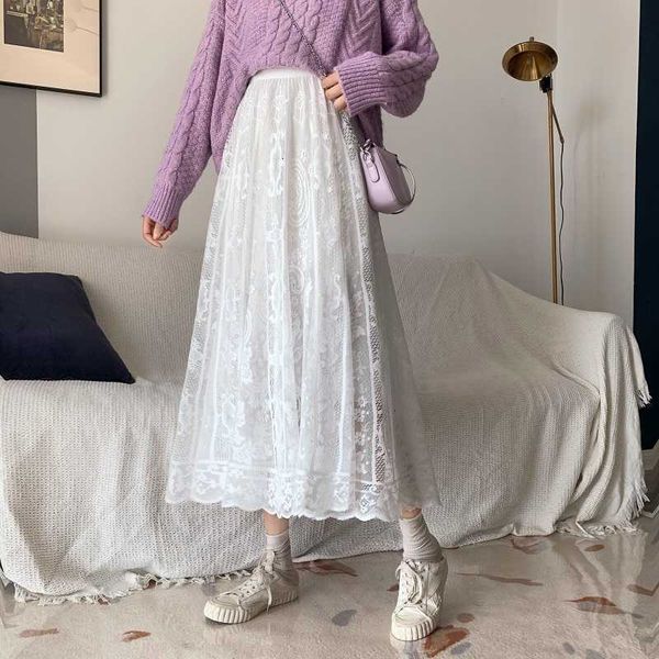 skirts spring female white lace high waist covering crotch mid-length a-line thin pleated skirt 65fn, Black
skirts spring female white lace high waist covering crotch mid-length a-line thin pleated skirt 65fn, Black