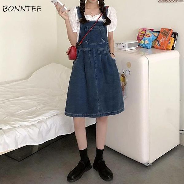 denim mini dresses women overalls korean style summer solid sleeveless slim cute streetwear kawaii college female vintage chic casual, Black;gray
denim mini dresses women overalls korean style summer solid sleeveless slim cute streetwear kawaii college female vintage chic casual, Black;gray