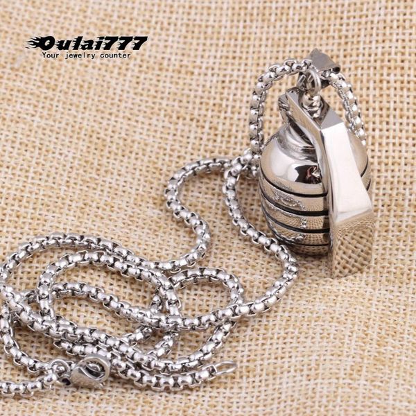 pendant necklaces stainless steel mens jewelry on the neck steampunk necklace pendants male accessories wholesale gifts for men, Silver
pendant necklaces stainless steel mens jewelry on the neck steampunk necklace pendants male accessories wholesale gifts for men, Silver