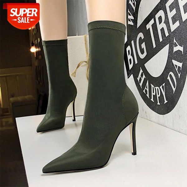 2020 autumn fashion women boots slip-on elegant beige pointed toe elastic ankle boots simplicity heels shoes female socks #6316, Black
2020 autumn fashion women boots slip-on elegant beige pointed toe elastic ankle boots simplicity heels shoes female socks #6316, Black