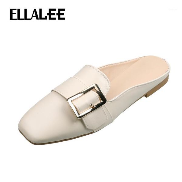 women's loafers shallow spring platforms casual mules beige solid low heels buckle straps ladies shoes slippers1, Black
women's loafers shallow spring platforms casual mules beige solid low heels buckle straps ladies shoes slippers1, Black