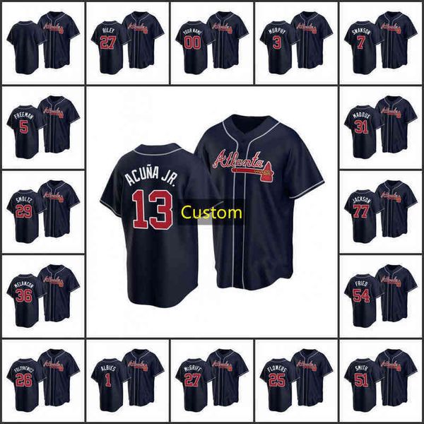 Baseball Jersey #13 Ronald Acuna Jr. 7 Dansby Swanson 26 Mike Foltynewicz 5 Freddie Freeman Women Youth Custom Size S-4XL 1118, Nik
Baseball Jersey #13 Ronald Acuna Jr. 7 Dansby Swanson 26 Mike Foltynewicz 5 Freddie Freeman Women Youth Custom Size S-4XL 1118, Nik