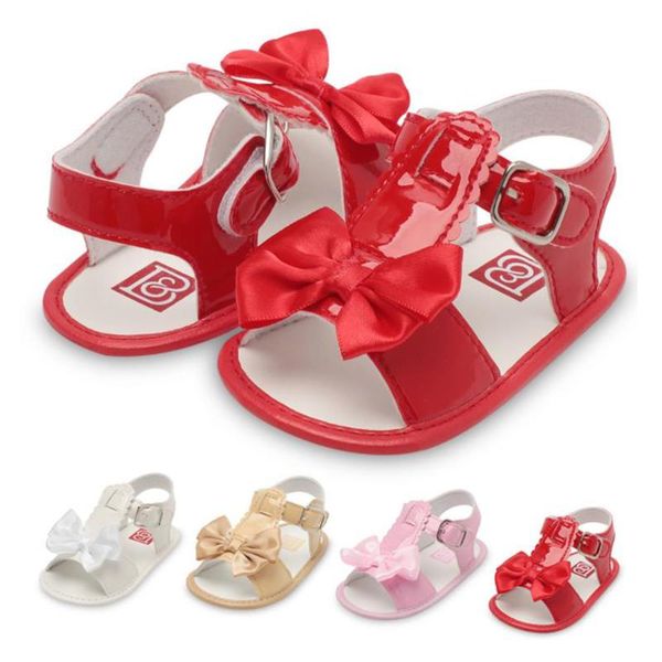 sandals born baby girls bow soft sole non-slip open toe flat shoes infant princess crib toddler first walkers, Black;red
sandals born baby girls bow soft sole non-slip open toe flat shoes infant princess crib toddler first walkers, Black;red