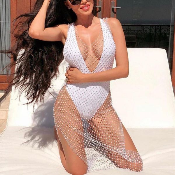 summer beach crystal dress 2021 v-neck hollow women swimwear cover ups rhinestone white dresses female women's, White;black
summer beach crystal dress 2021 v-neck hollow women swimwear cover ups rhinestone white dresses female women's, White;black