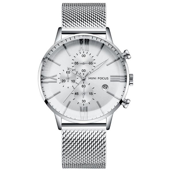 Mens Watches Chronograph Waterproof Stainless Steel Mesh Belts Daily Decor Business & Casual Wristwatch Analog Quartz Date, Blue
Mens Watches Chronograph Waterproof Stainless Steel Mesh Belts Daily Decor Business & Casual Wristwatch Analog Quartz Date, Blue