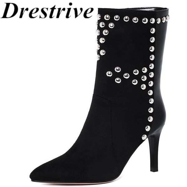 boots drestrive woman ankle kid suede pointed toe rivet zipper black 2021 winter shoes thin high heel size 42 patchwork
boots drestrive woman ankle kid suede pointed toe rivet zipper black 2021 winter shoes thin high heel size 42 patchwork