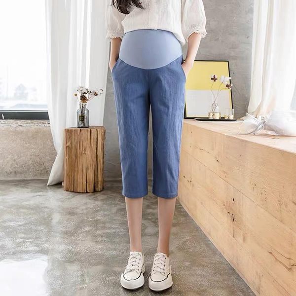 maternity bottoms cotton linen 7 point pants loose trousers waist casual pregnancy clothes for pregnant women, White
maternity bottoms cotton linen 7 point pants loose trousers waist casual pregnancy clothes for pregnant women, White