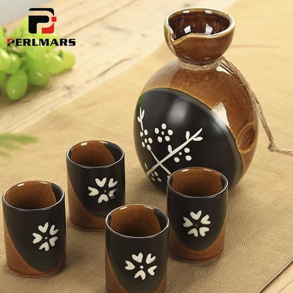 hip flasks 5pcs/lot japanese style cherry blossoms wine set ceramic sake cup portable flask liquor bottles pot cups
hip flasks 5pcs/lot japanese style cherry blossoms wine set ceramic sake cup portable flask liquor bottles pot cups
