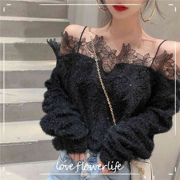 chic lace shirts ladies casual slash neck blouse and women long sleeve retro spring korean style shirt female elegant 210521, White
chic lace shirts ladies casual slash neck blouse and women long sleeve retro spring korean style shirt female elegant 210521, White