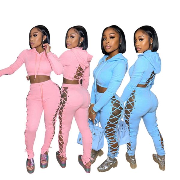 fall winter women casual sweatsuit crop +leggings hooded tracksuits backless bandage solid two piece sets 2xl outfits dhl 5582, Gray
fall winter women casual sweatsuit crop +leggings hooded tracksuits backless bandage solid two piece sets 2xl outfits dhl 5582, Gray