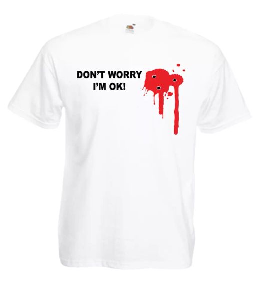 dont worry im ok xmas gift idea mens women t shirts multi-color s-2xl, White;black
dont worry im ok xmas gift idea mens women t shirts multi-color s-2xl, White;black