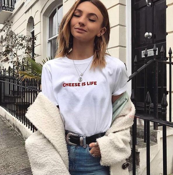 cheese is life red print men t shirts and womens women cotton casual funny for lady girl tee hipster drop, White;black
cheese is life red print men t shirts and womens women cotton casual funny for lady girl tee hipster drop, White;black
