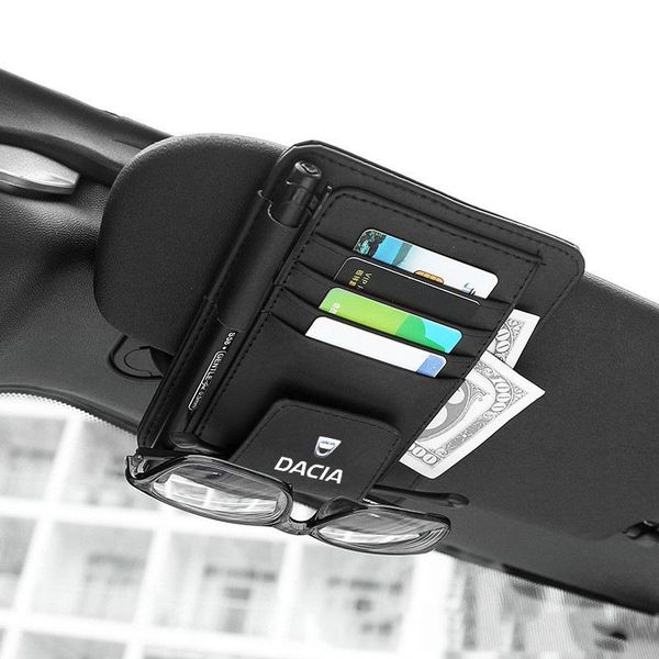 car organizer sun visor glasses card pen clip for dacia duster logan sandero stepway lodgy leather tidying sunshade storage bag 
car organizer sun visor glasses card pen clip for dacia duster logan sandero stepway lodgy leather tidying sunshade storage bag