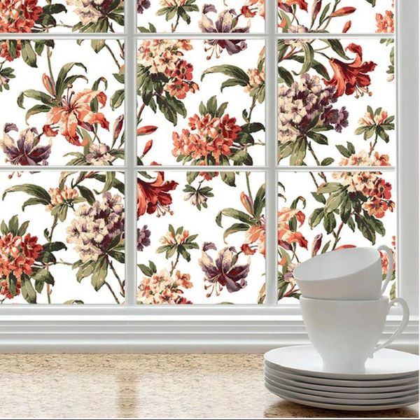 window stickers 150cm length electrostatic film blooming flower private decorative reusable glass sticker for door cabinet table
window stickers 150cm length electrostatic film blooming flower private decorative reusable glass sticker for door cabinet table