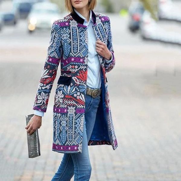 women's jackets autumn coat 2021 fashion european and american national wind print long-sleeved british slim windbreaker office, Black;brown
women's jackets autumn coat 2021 fashion european and american national wind print long-sleeved british slim windbreaker office, Black;brown