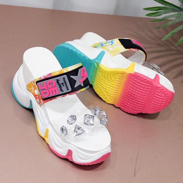 summer women slippers flip-flops beach shoes 10cm ladies middle wedge heels shoes woman platform slippers white outside sandals
summer women slippers flip-flops beach shoes 10cm ladies middle wedge heels shoes woman platform slippers white outside sandals